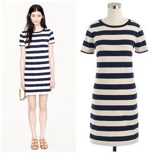 J. Crew rugby stripe short sleeve dress